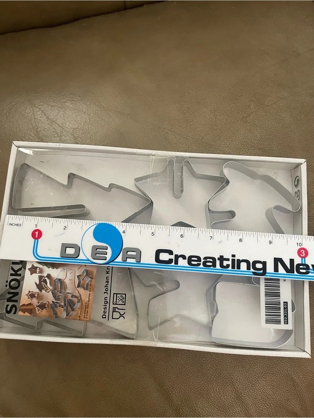 IKEA SNÖKUL Holidays Christmas Cookie Cutters by Johan Kroon Set of 6